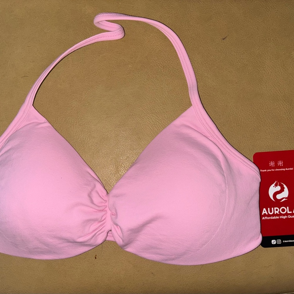 Pink Women's Halter Bra